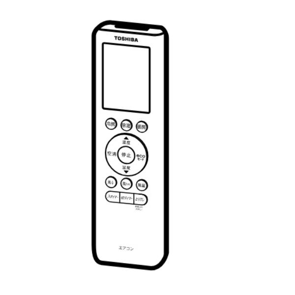 東芝 エアコン用 ワイヤレスリモコン 43066121