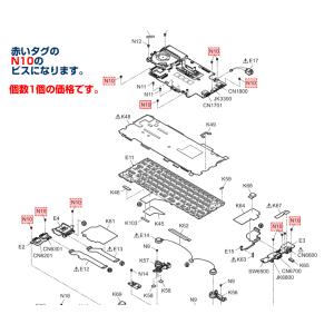 パナソニック レッツノート パソコン PC 基板 ビス ネジ DRSB2+3FKK