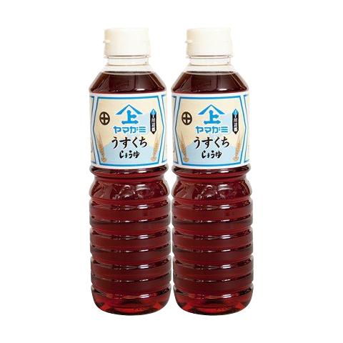 薄口醤油 鹿児島 九州 うすくちしょうゆ 薄口 淡口醤油 ヤマガミ 500ml 2本セット 上原産業...