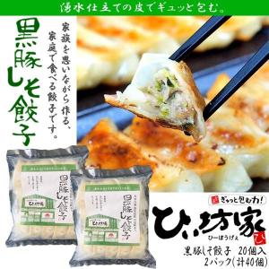 餃子 ギョウザ ぎょうざ しそ餃子 鹿児島 黒豚 ひぃ坊家餃子 40個 セット 20個入×2パック ...