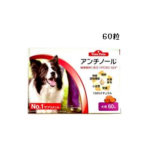 アンチノール 犬用 60粒 健康 関節 腎臓 心血管 認知症 サプリメント 送料無料