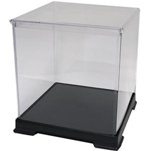 かしばこ商店 透明フィギュアケース 323240 プラスチック 組立式 W320×D320×400mm ディスプレイケース