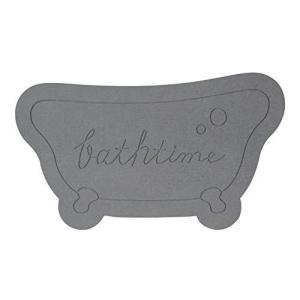 アンドエヌイー 珪藻土バスマット Bathtime ブラック NIT-067-BK