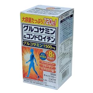 グルコサミン＆コンドロイチン 720粒 60日分 栄養機能食品 コラーゲン ヒアルロン酸 ＭＳＭ キャッツクロー ショウガ ビタミンB1 ビタミンD 大協薬品｜wa-mu