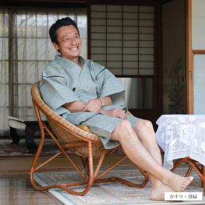 父の日ギフトに！甚平（じんべい）日本製 オリジナル 近江ちぢみ 滋賀