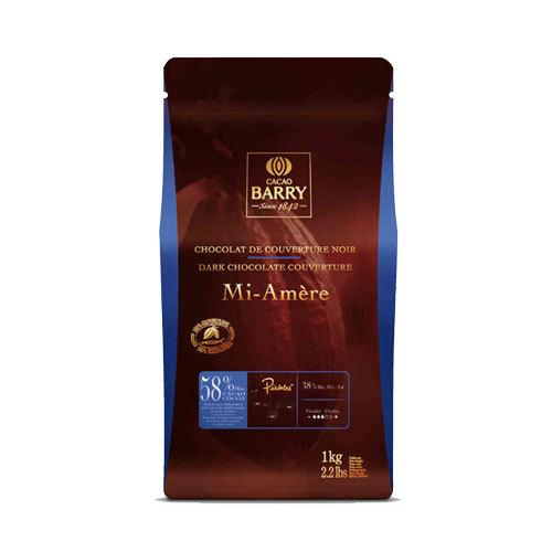 【冷蔵便】カカオバリー タブレット ミ・アメール / 1kg 富澤商店 公式