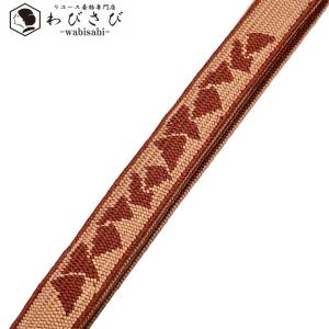 色無地 梨子色 縮緬 しつけ糸 トールサイズ K-4381 着物 きもの kimono  