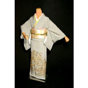 色留袖 中古 着物 送料無料 身丈160ｃｍ 裄丈64ｃｍ 最高峰 未使用品 金糸 総シシュウ 誰が...