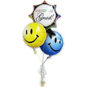 野球 サッカー 卒団祝い 小学校 おしゃれ バルーンギフト バルーン電報 卒業祝いリボングラッド スマイル