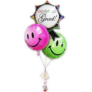 卒業祝い 卒園祝い 高校生 おしゃれ バルーンギフト バルーン電報 卒業祝いリボングラッド スマイル