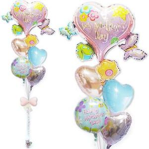 母の日クラスターバタフライガーデン５バルーンセット