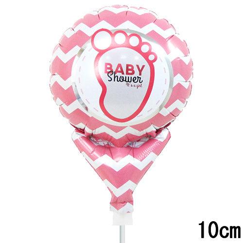 選択用4インチバルーン STBY出産祝フットガール 10cm※セット商品の選択用です。本商品のみのご...