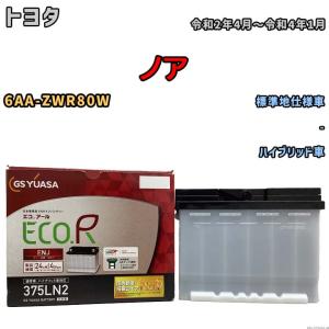 GSユアサ バッテリー トヨタ ノア 6BA-MZRA90W 令和4年1月〜 ENJ