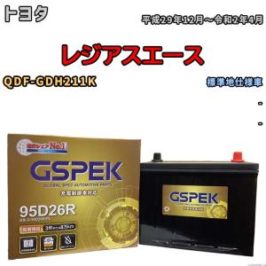 バッテリー デルコア GSPEK トヨタ レジアスエース QDF-GDH211K - G-95D26R/PL｜wacomjapan