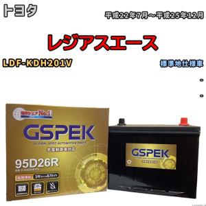 バッテリー デルコア GSPEK トヨタ レジアスエース LDF-KDH201V - G-95D26R/PL｜wacomjapan