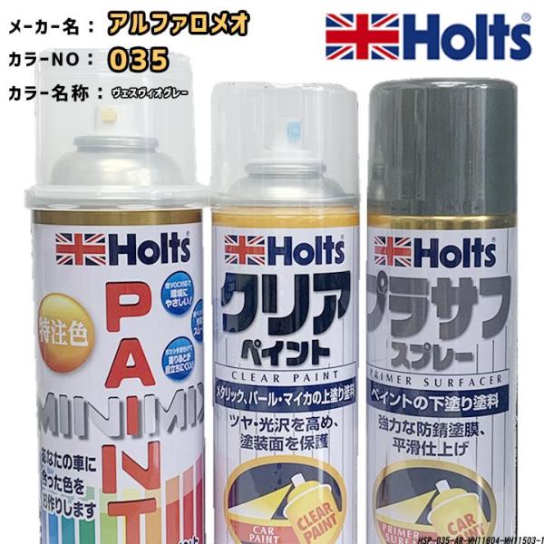 holts ペイントスプレー アルファロメオ 035 ヴェスヴィオグレー ホルツ MINIMIX ク...