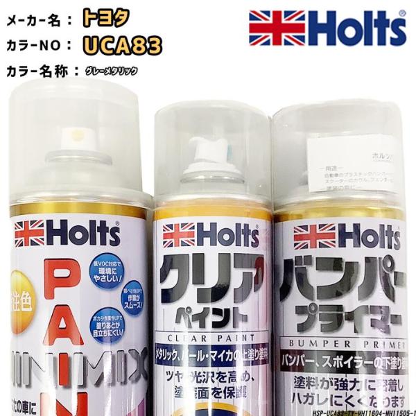 holts ペイントスプレー トヨタ UCA83 グレーメタリック ホルツ MINIMIX クリアス...