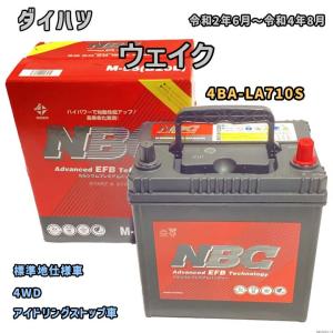 バッテリー NBC ダイハツ ウェイク 4BA-LA710S 4WD NBCM55｜wacomjapan