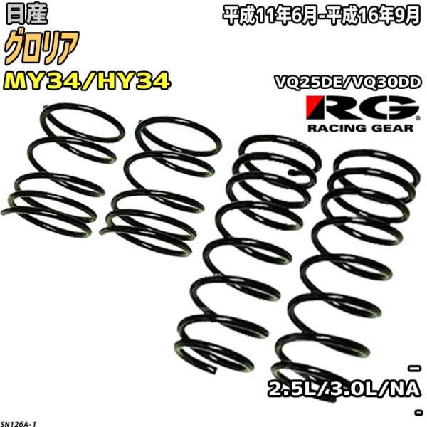 RG ダウンサス  日産 グロリア MY34/HY34 平成11年6月-平成16年9月