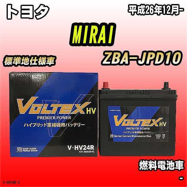 バッテリー VOLTEX トヨタ MIRAI ZBA-JPD10 平成26年12月- V-HV24R