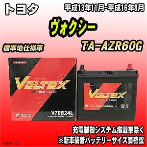 バッテリー VOLTEX トヨタ ヴォクシー TA-AZR60G 平成13年11月-平成16年8月 V70B24L｜wacomjapan