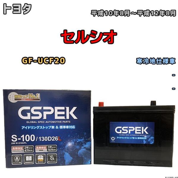 バッテリー デルコア GSPEK トヨタ セルシオ GF-UCF20 平成10年8月〜平成12年8月...