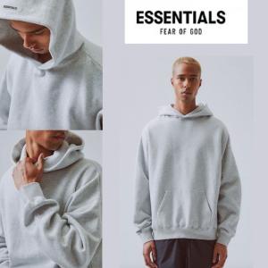 Fear of God (フィアオブゴッド) FOG ESSENTIALS (エッセンシャルズ)パーカー グレー スウェット フーディー トップス パンク ロック ストリートファッション｜wad-shop