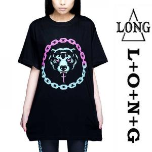 LONG CLOTHING ロングクロージング MISHKA ミシカ コラボ Tシャツ DEATH ADDER CHAIN ロック パンク ファッション ユニセックス  ロックtシャツ｜wad-shop