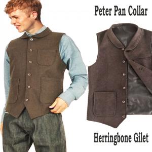 刺し子 ベスト ジレ インディゴ チョッキ デニム ワークベスト 刺子 さ