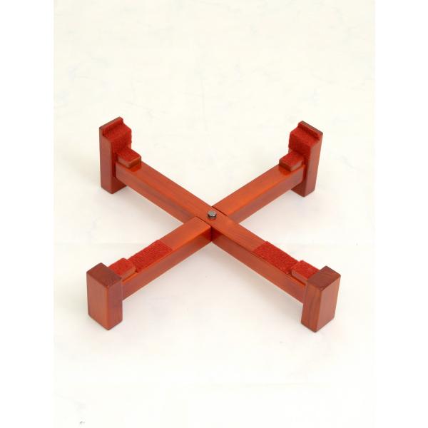 長胴太鼓用据え打ち十字型台 １尺５寸用　安い・使いやすい・質がいいと３拍子揃った太鼓用台　