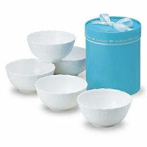 NARUMI ナルミボーンチャイナ シルキーホワイト 入れ子ボールセット