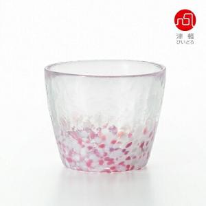 グラス 津軽びいどろ 桜流し ハンドメイド : 小林陶芸 - 通販 - Yahoo 