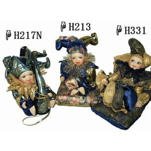 ピエロ 陶器 置物 ノベルティ 人形 オブジェ クラウン 道化師
