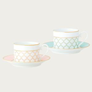 Noritake ノリタケ エターナルパレス カップ＆ソーサー ペア（色変り） 250ml 1742-43L/Q004EA ティーカップ コーヒーカップ｜WADA TOKI