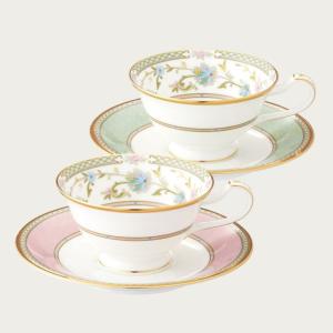 ノリタケ Noritake フィッツジェラルド ティー・コーヒー碗皿ペア