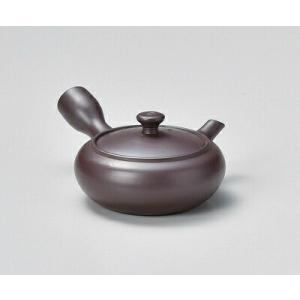 三陶 萬古焼 紫泥急須 実山窯 伊藤実山 伝統工芸士 1.5号玉型石目急須