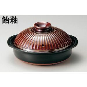 魚菜 三陶 萬古焼土鍋 6号深鍋 利行窯 04242 : WADA TOKI - 通販