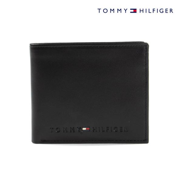 トミーヒルフィガー 財布 31TL25X005 メンズ 二つ折り財布 レザー TOMMY HILFI...
