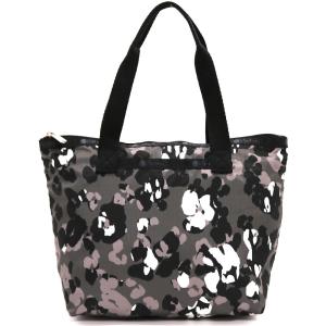 LeSportsac レスポートサック トートバッグ SMALL E/W TOTE LAFAYETTE LEOPARD NOIR
