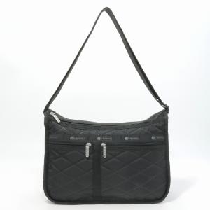 LeSportsac レスポートサック ショルダーバッグ 7507 DELUXE EVERYDAY BAG HE62 Black Cross Deboss