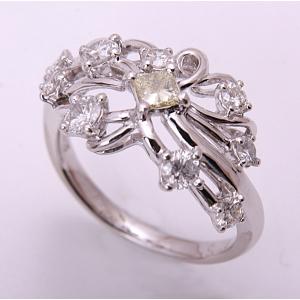 H23】 Pt900 プラチナ 天然エメラルド 2.56ct ダイヤモンド 1.58ct 