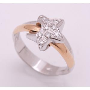 メデルジュエリー ツイストリング 指輪/K18YG/750-2.0g/7.5号/#47.5