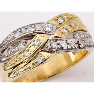 見て！ジュエリーマキ○K18金×Pt850コンビリング結婚指輪10号！MJ-1551