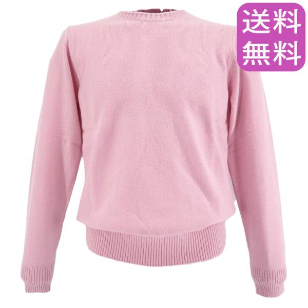 ジム カシミヤセーター クールネック ピンク サイズ M/L/LL メンズ ファッション カジュアル...