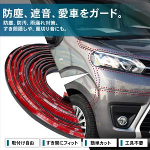 T型 エアロモール 5m 車 ヘッドライト エ...の詳細画像3