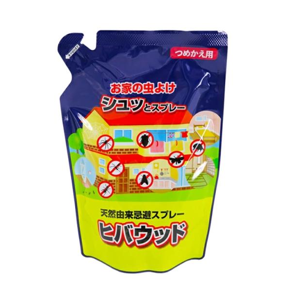 ヒバウッドつめかえ用1袋 虫よけスプレー 住まいの虫除けスプレー 天然由来忌避スプレー 正規代理店 ...