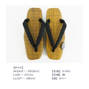 菱型 パナマメッシュ 雪駄 大和工房 YAMA...の詳細画像5