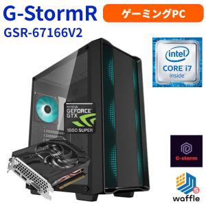 ゲーミングPC デスクトップPC G-StormRシリーズ Core i7 第6世代 CPU GeForce GTX 1660 Super 16GBメモリ 512GB SSD Windows 10｜wafflestore