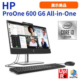 デスクトップパソコン 一体型 Windows11 HP ProOne 600 G6 All-in-One 展示美品 Core i3-10100T メモリ8GB SSD256GB DVDマルチ 21.5型FHD｜wafflestore