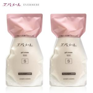 大特価 エバメール ゲルクリーム ポンプS 500g×1個 ＋ 詰替S 500g×2個